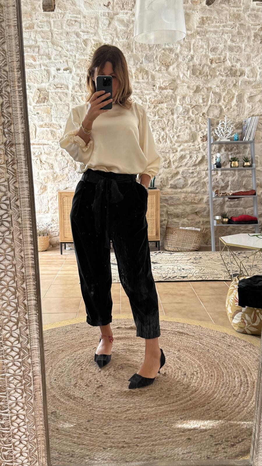 Blusa Ines Champagne