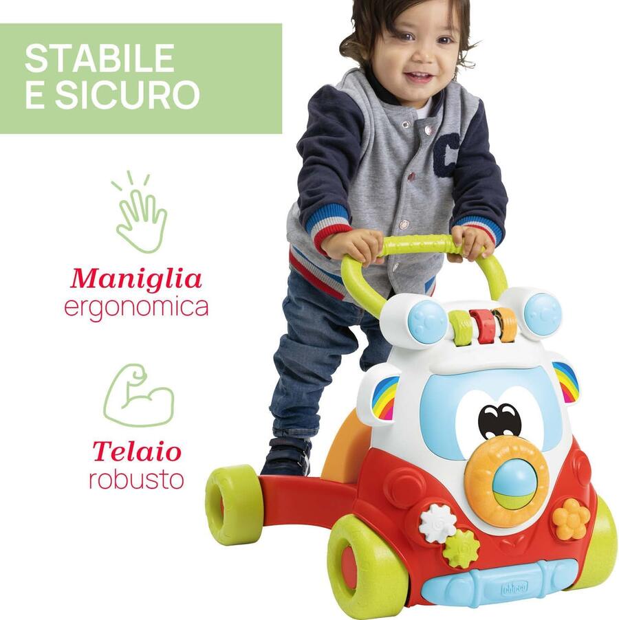 Chicco Primi passi Happy Hippy con centro attività manuali - 11335 - 9/24mesi