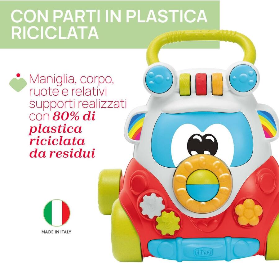 Chicco Primi passi Happy Hippy con centro attività manuali - 11335 - 9/24mesi