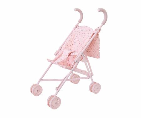 Passeggino per Bambole Flowers Monnëka – Pieghevole, Lavabile, da 3 Anni