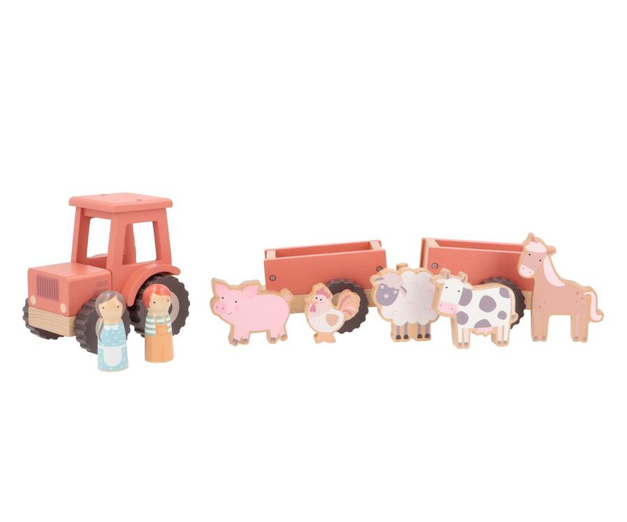 Farm Tractor Monnëka – Trattore in Legno da Costruire, dai 12 Mesi