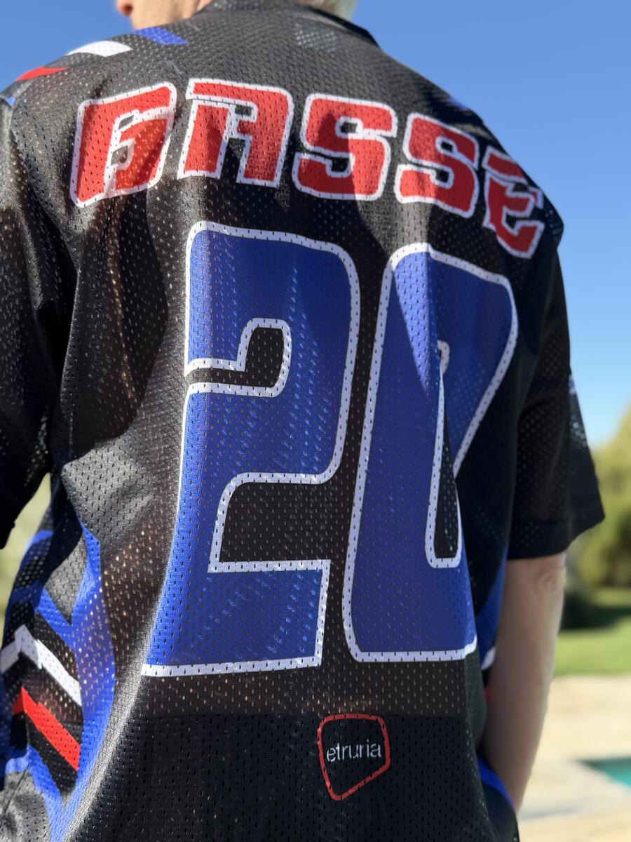  T-SHIRT GASSE LIMITED EDITION BIANCO/ROSSO/BLU