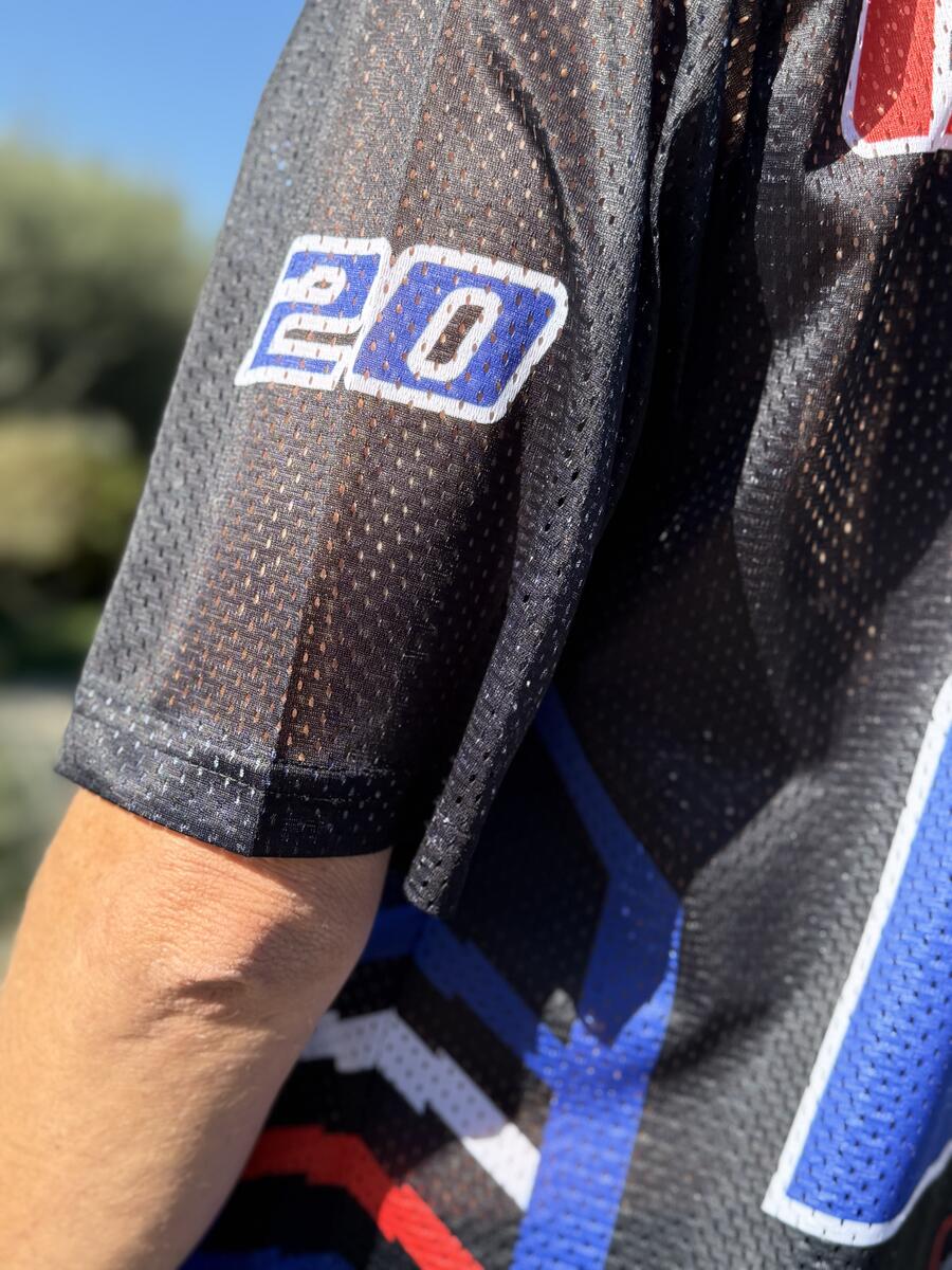  T-SHIRT GASSE LIMITED EDITION BIANCO/ROSSO/BLU