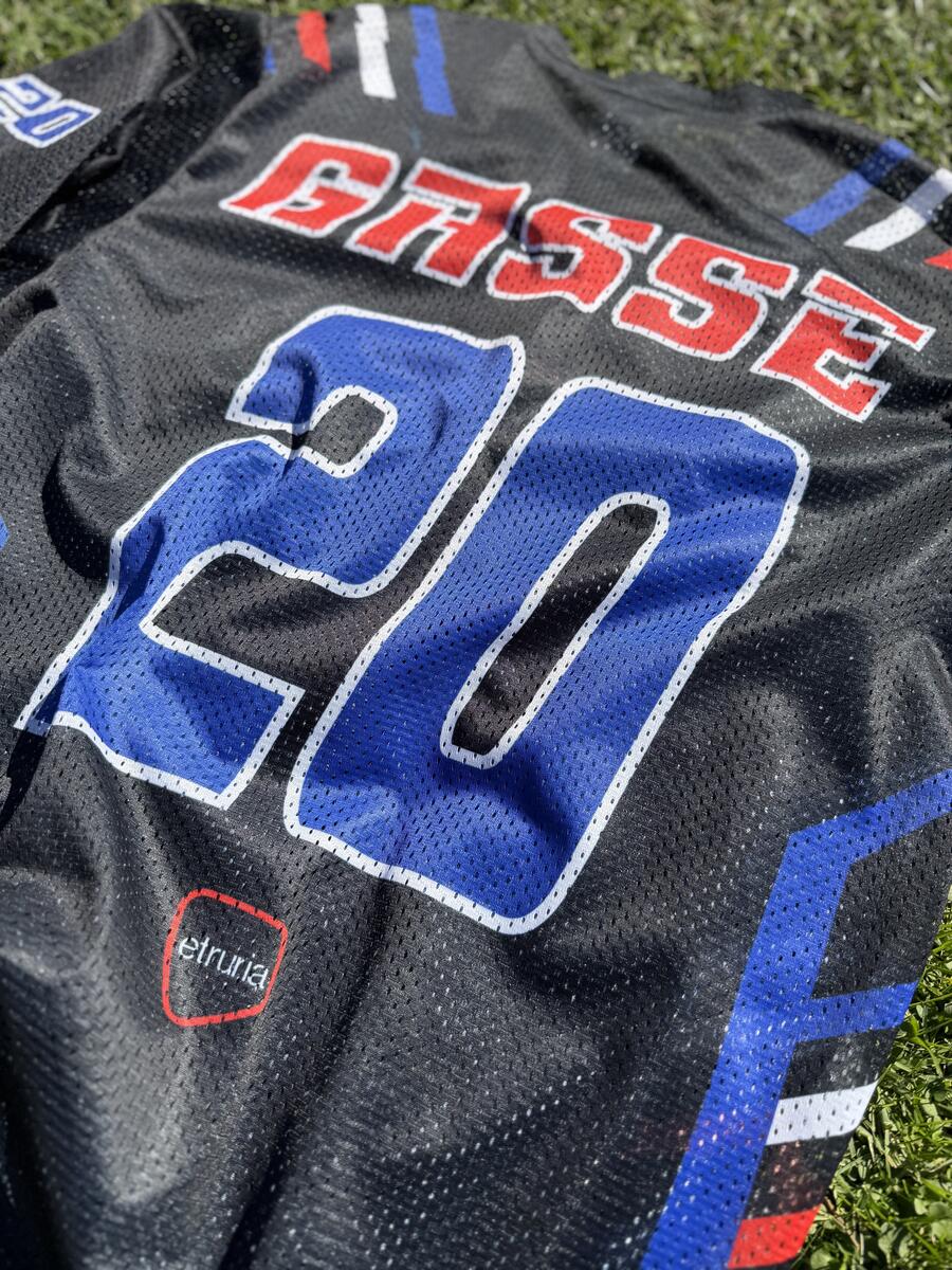  T-SHIRT GASSE LIMITED EDITION BIANCO/ROSSO/BLU