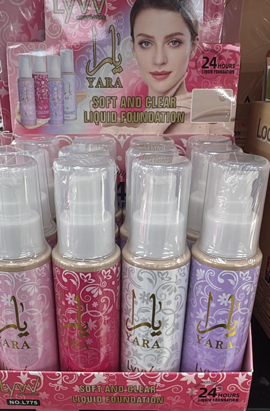 LYVV FONDOTINTA LIQUIDO SOFT AND CLEAR H 24 (Dupe YARA)
 [Conf.da 12 pezzi]