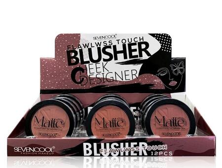 SEVENCOOL BLUSHER CHEEK DESIGNER MATTE
 [Conf.da 12 pezzi]