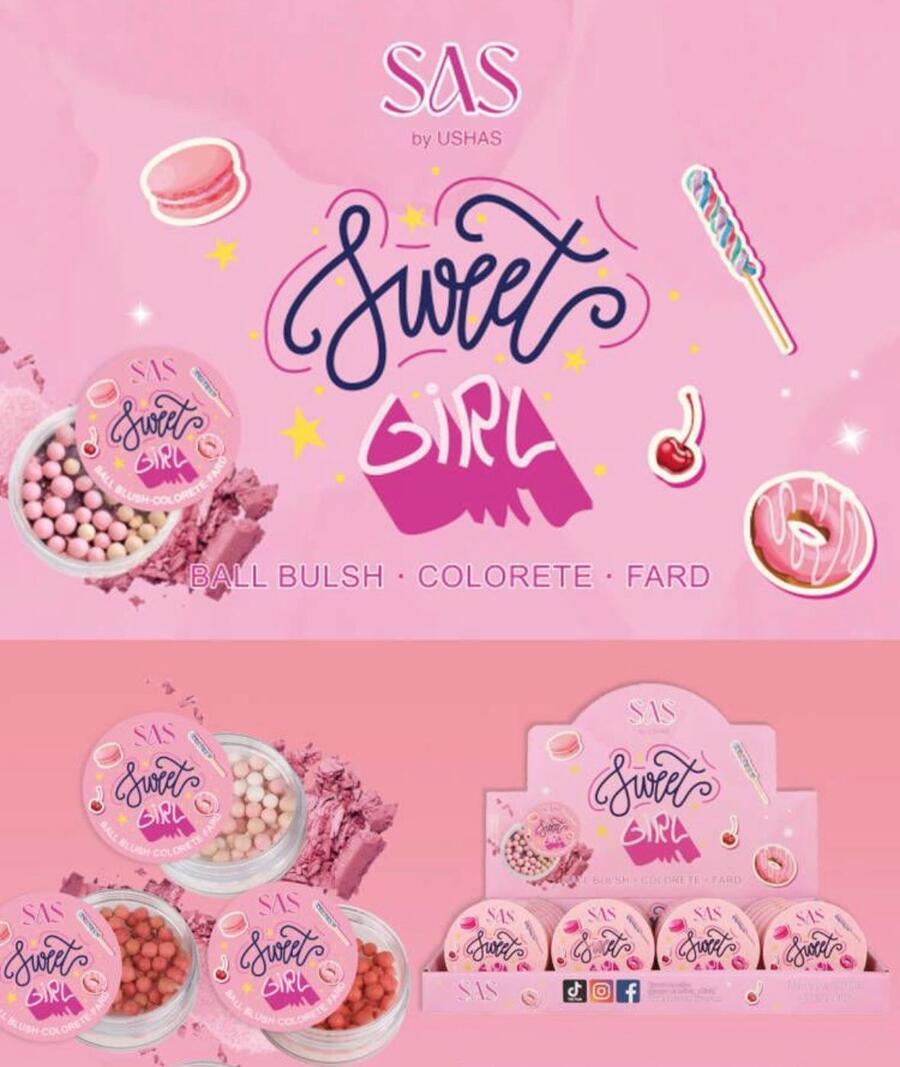 SAS SWEET GIRL BALL BLUSH
 [Conf.da 24 pezzi]