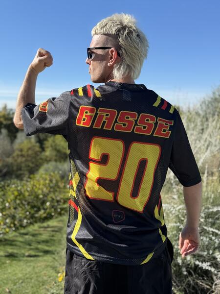 T-SHIRT GASSE LIMITED EDITION ROSSO/GIALLO 