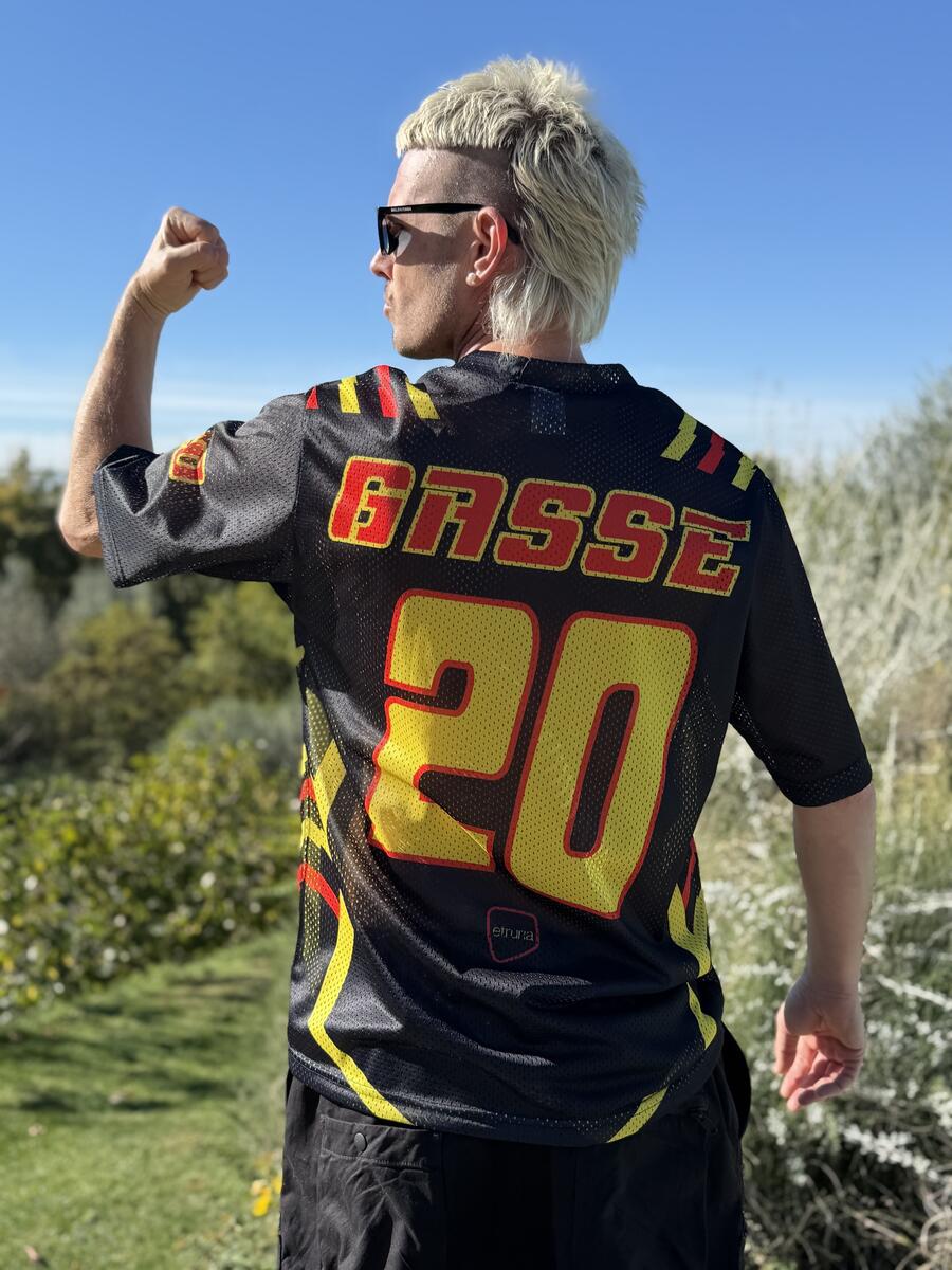 T-SHIRT GASSE LIMITED EDITION ROSSO/GIALLO 