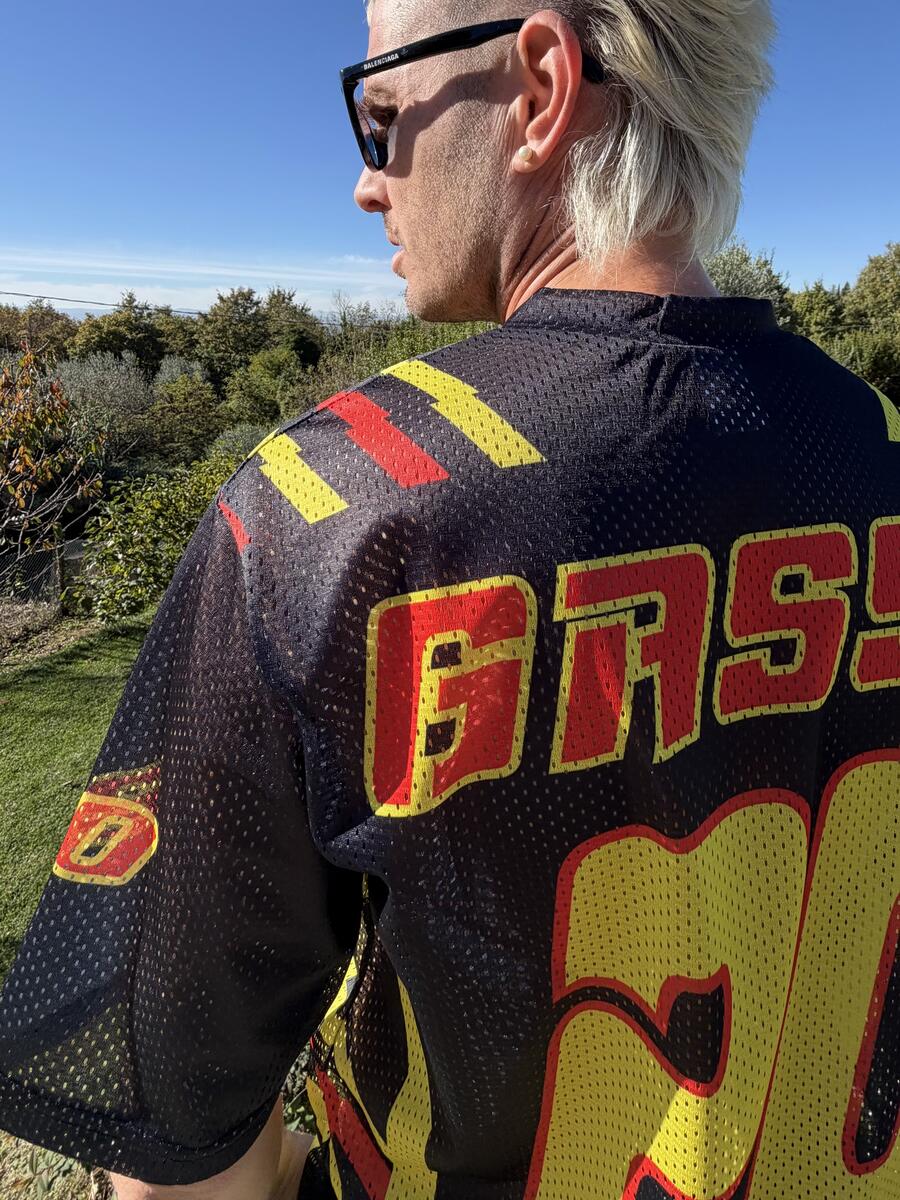 T-SHIRT GASSE LIMITED EDITION ROSSO/GIALLO 