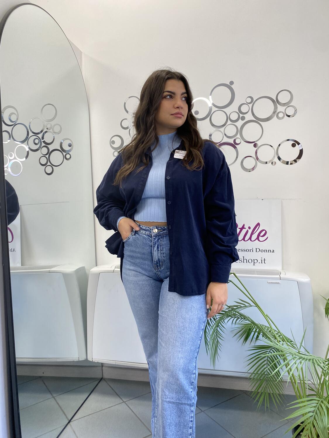 NOVITÀ Lupetto crop a costine larghe