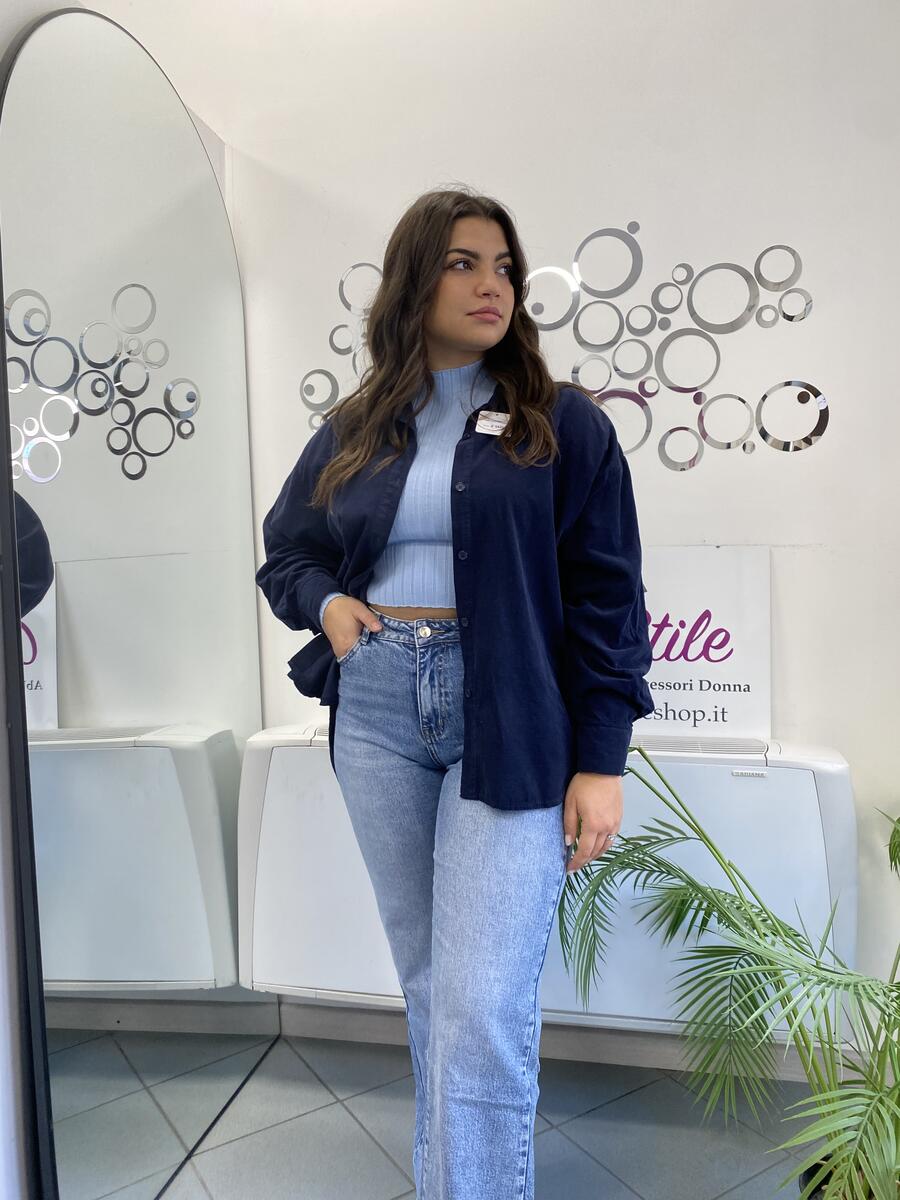 NOVITÀ Lupetto crop a costine larghe