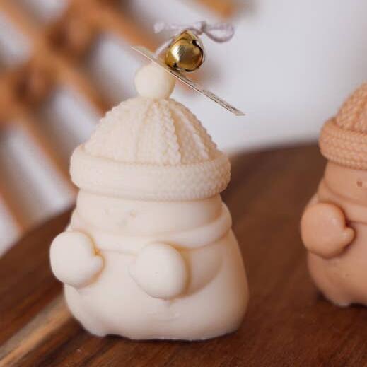 CANDELA  PUPAZZO DI NEVE