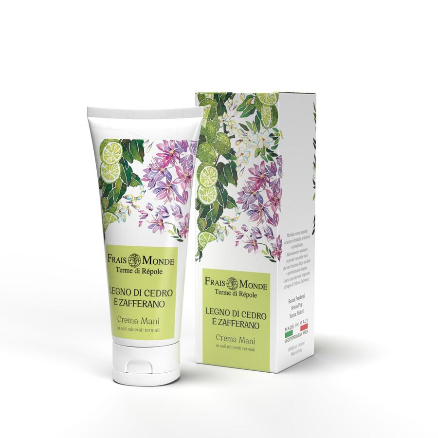 Frais Monde Crema Mani Legno di Cedro e Zafferano 100 ml