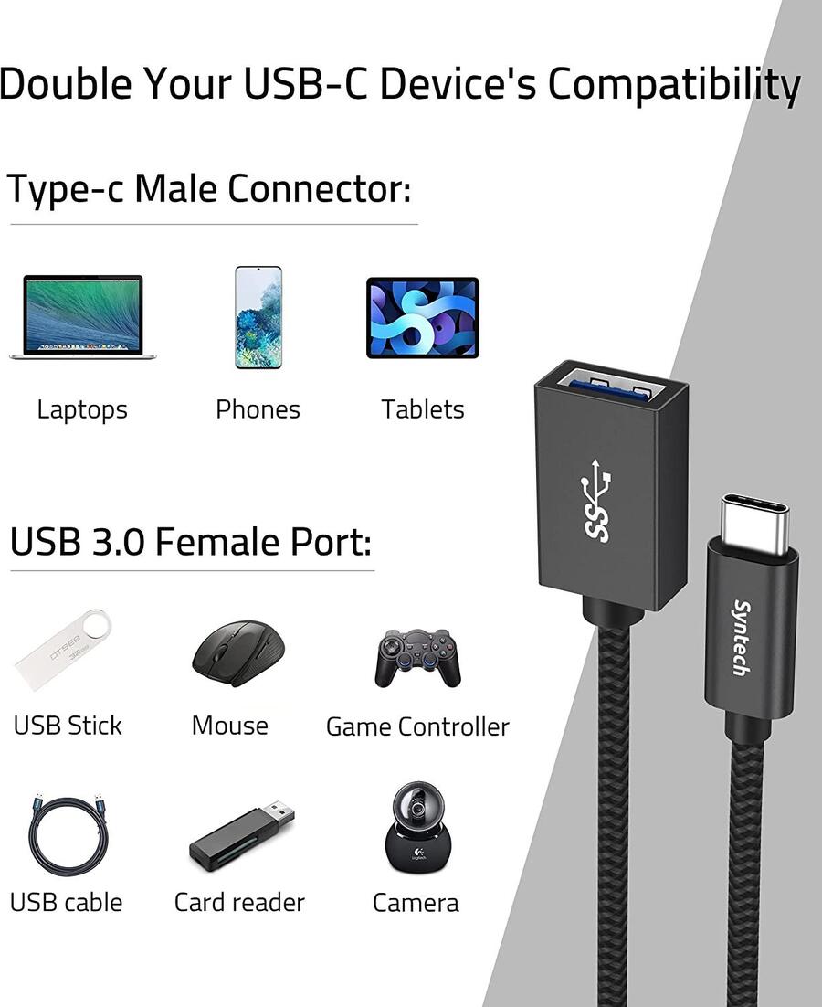 Cavo Adattatore USB C a USB (2 pz)