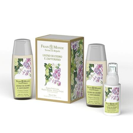 Frais Monde Set Viaggio Legno di Cedro e Zafferano