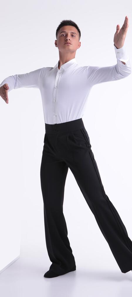 9-0014 Total white shirt in bi-elastic technical Lycra