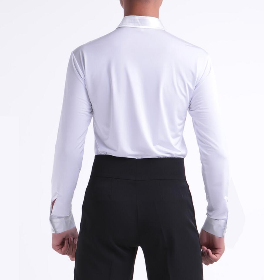 9-0014 Total white shirt in bi-elastic technical Lycra