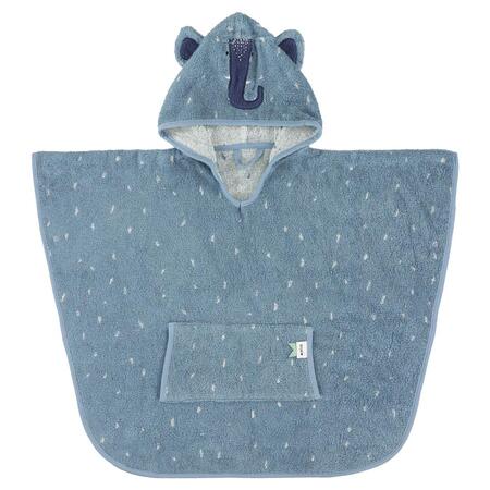 Poncho in cotone bio Mrs. Elephant – coccole dopo il bagnetto