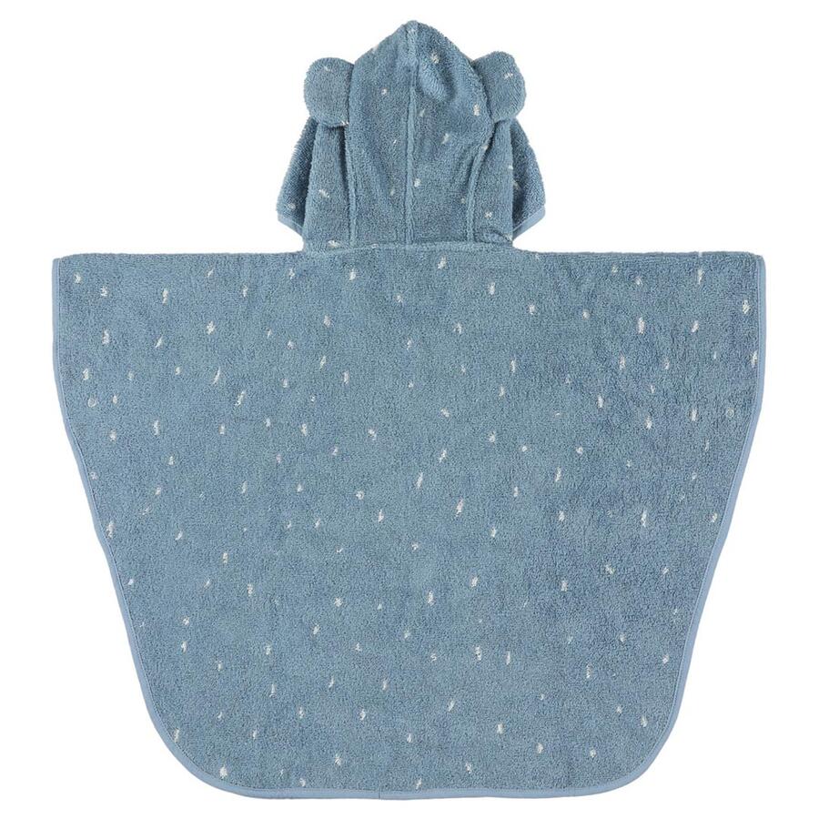 Poncho in cotone bio Mrs. Elephant – coccole dopo il bagnetto