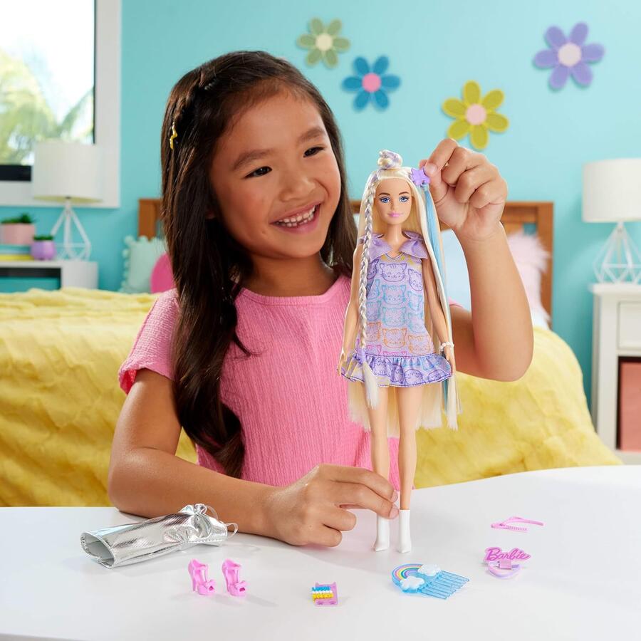 Barbie Fun & Fancy capelli extension - JCT72 - Mattel - 3+