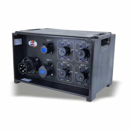 Quadro SOCA impilabile portatile 63A CU-CIN 1/90F