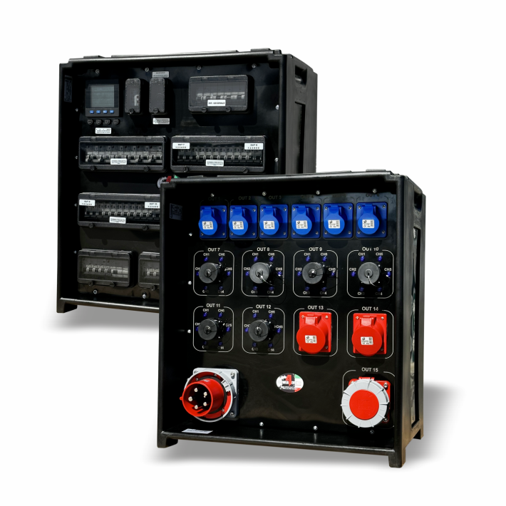 Quadro di distribuzione CEE + SOCA in cassa chiusa CU-CIN 5/8F