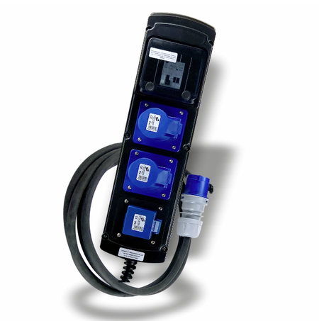 Quadro portatile 16A compatto PC-CIN 3/2F