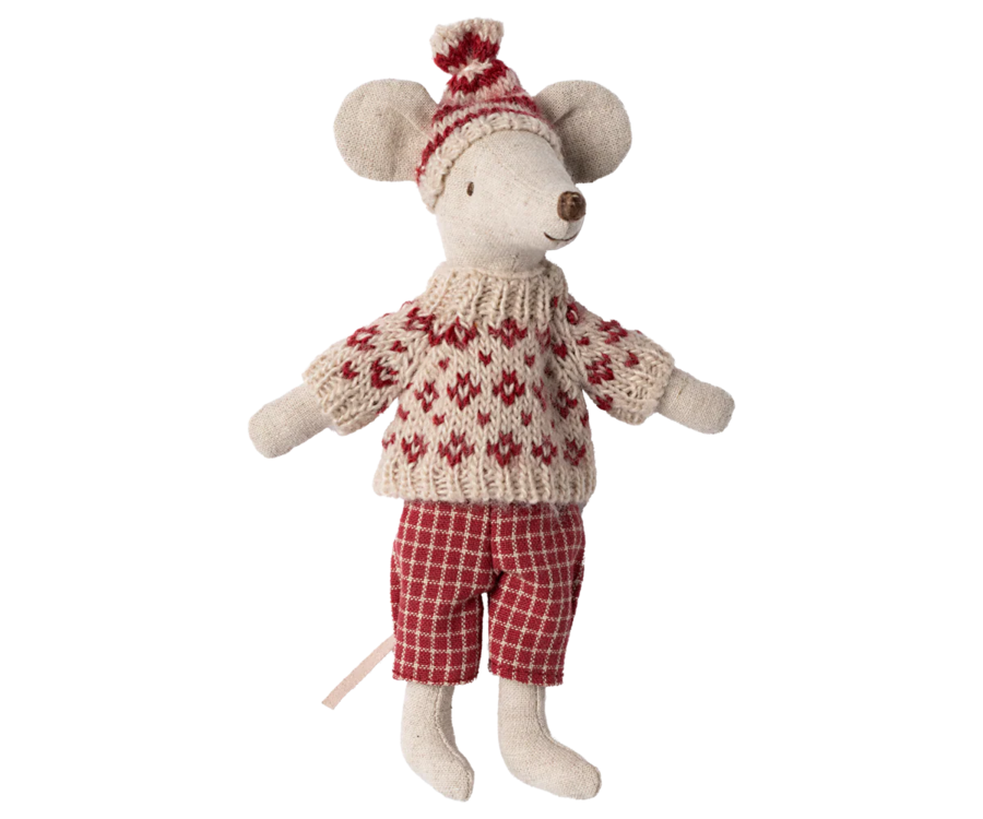 Topina d'inverno con sci - Mamma Topina