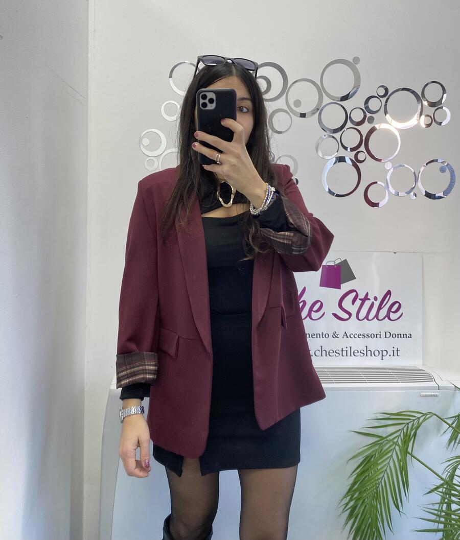 NOVITÀ Giacca con fodera a scacchi