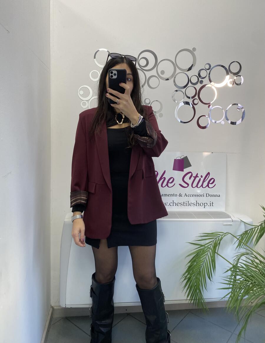 NOVITÀ Giacca con fodera a scacchi