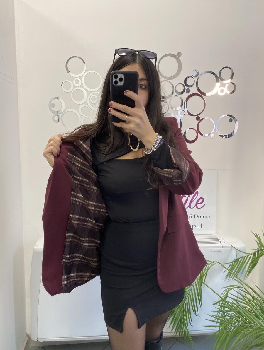 NOVITÀ Giacca con fodera a scacchi