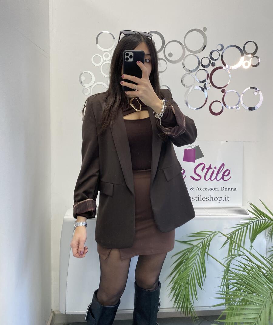 NOVITÀ Giacca con fodera a scacchi