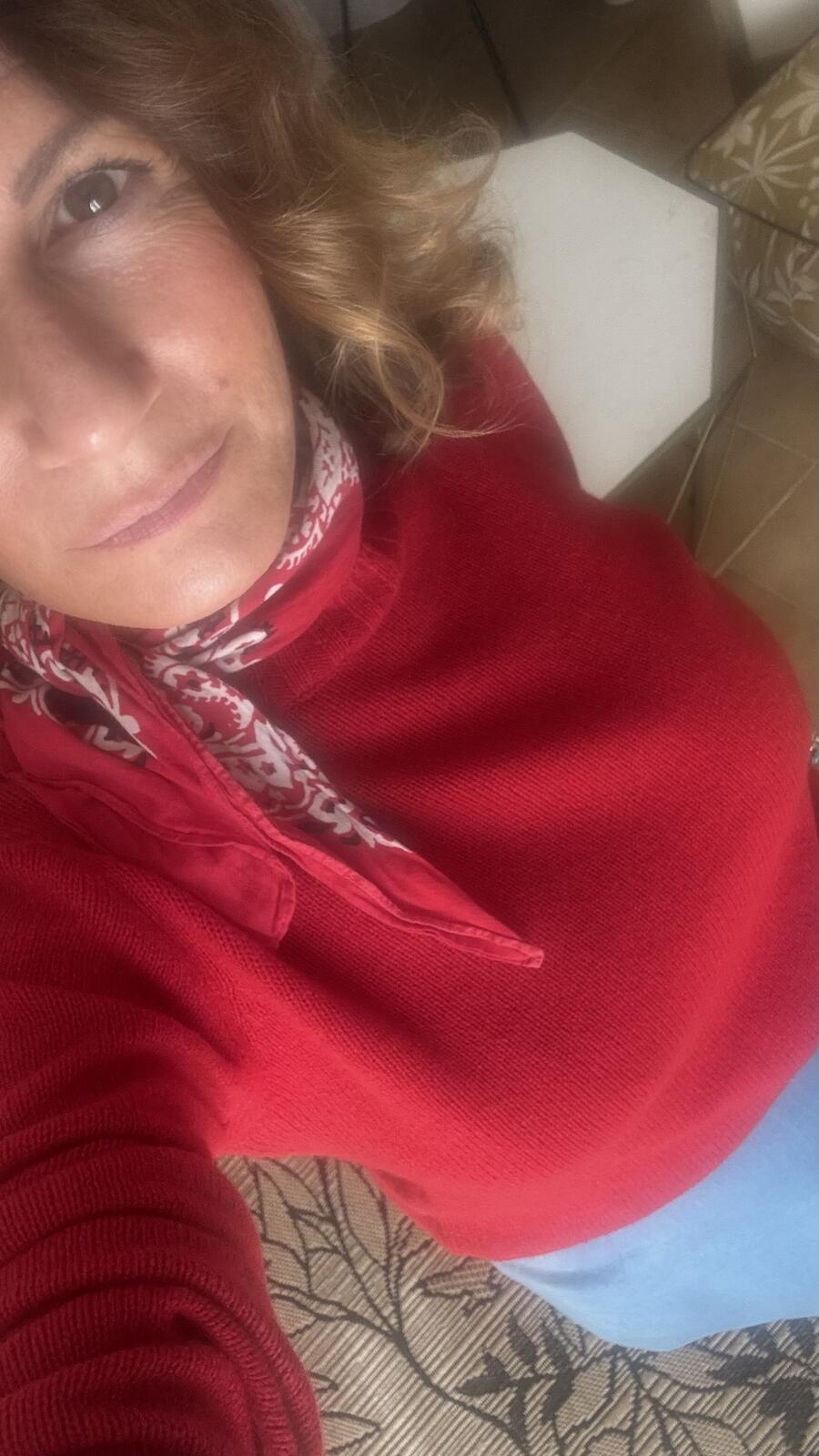 Pullover puro cashmere Red 