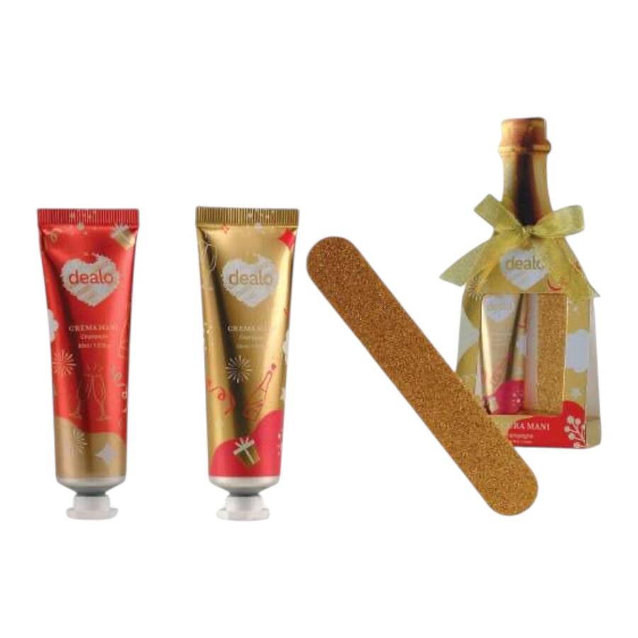 DEALO SET NATALE CREMA MANI + LIMETTA BOTTIGLIA (Confezione da 24 pezzi) 