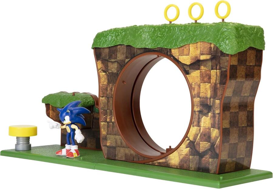 Sonic Playset La Collina Verde - Jakks - 40393 - 3+