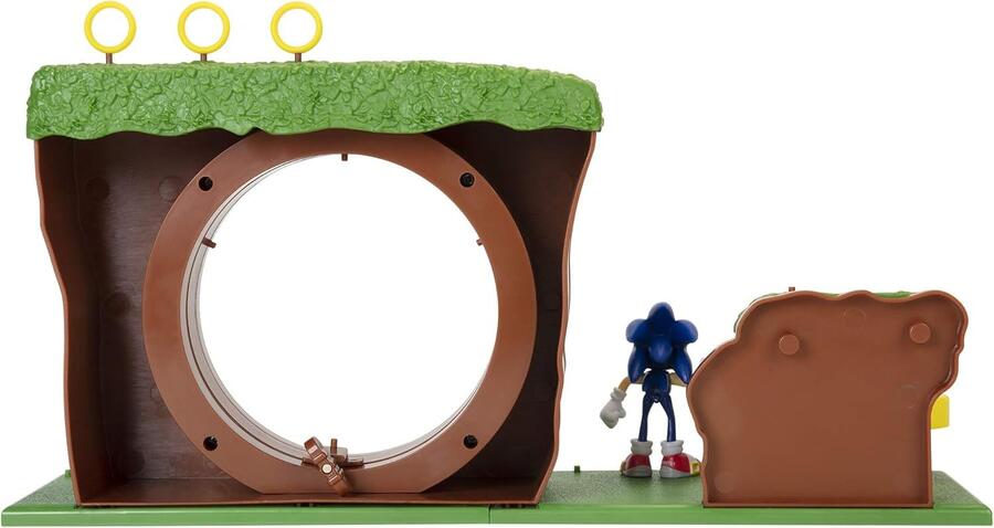 Sonic Playset La Collina Verde - Jakks - 40393 - 3+