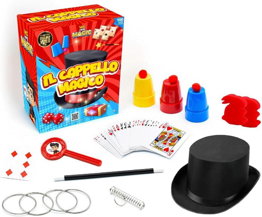 Il Cappello del Mago 100 Trucchi - Yes Toys - 52490 - 6+