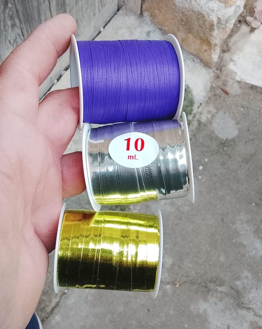 Confezione 12 rotoli nastri natalizi assortiti