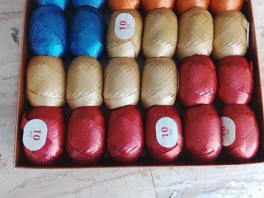 Maxi Kit 30 Rotoli Nastro Decorativo BRIZZOLARI (10mt/cad) – Assortimento Colori Metallizzati