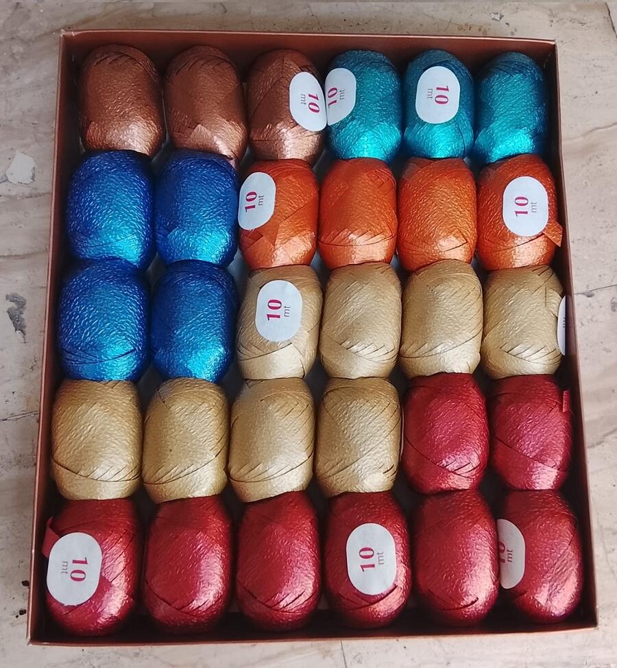 Maxi Kit 30 Rotoli Nastro Decorativo BRIZZOLARI (10mt/cad) – Assortimento Colori Metallizzati