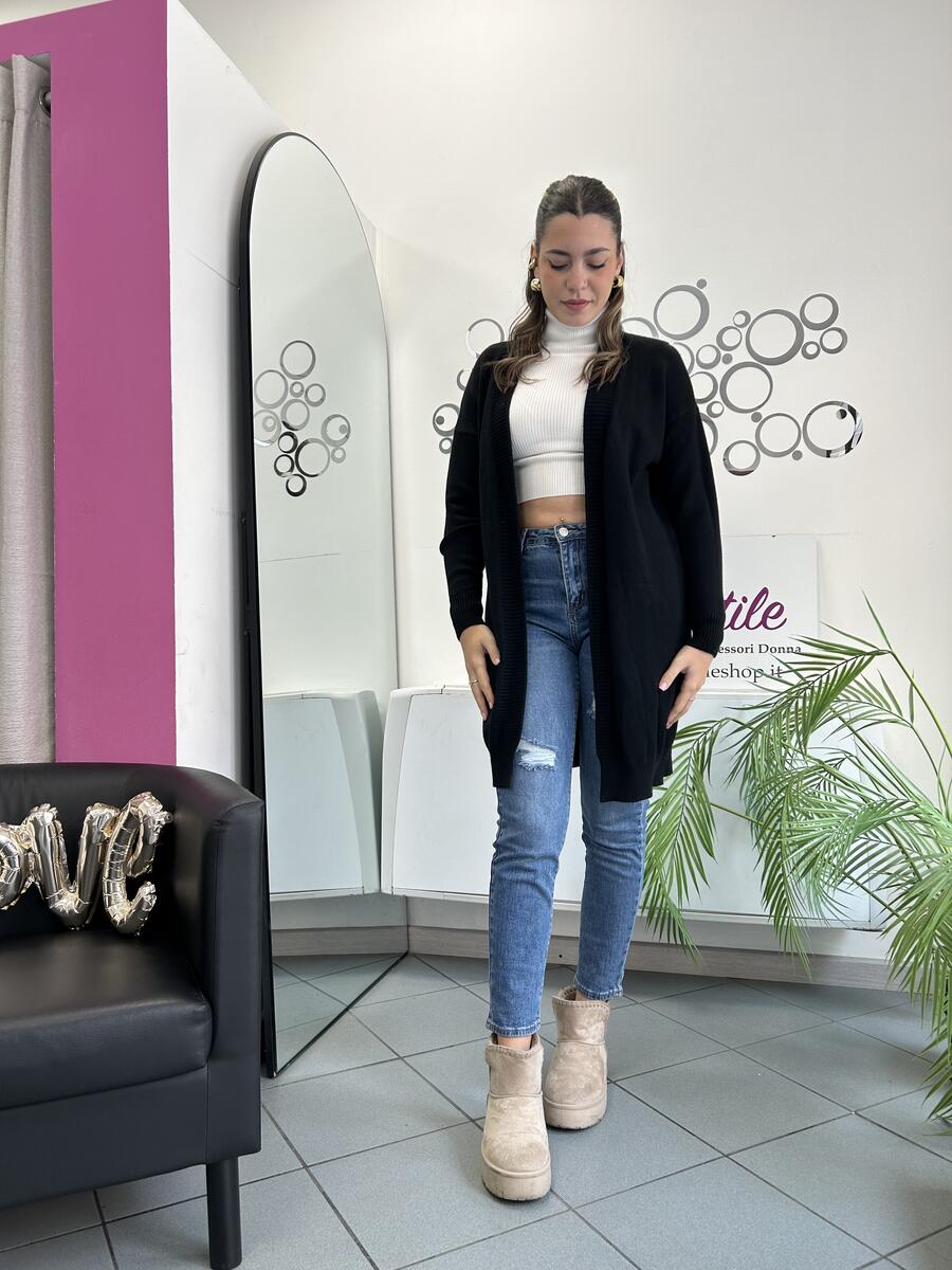 NOVITÀ Cardigan lungo in viscosa