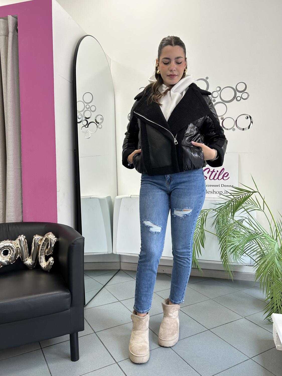 NOVITÀ Jeans mom fit strappetti