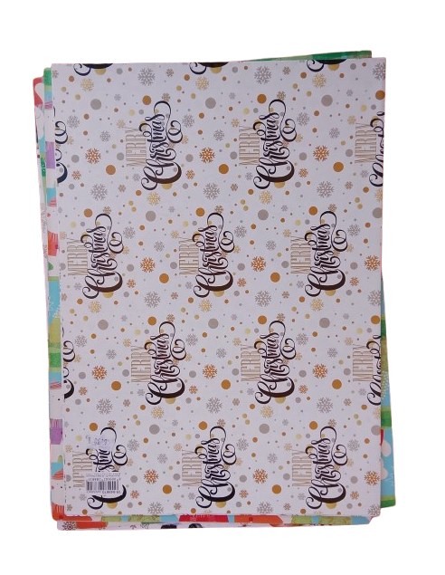 Maxi Kit 20 Fogli Carta Regalo Natalizia Assortita (70x100 cm)