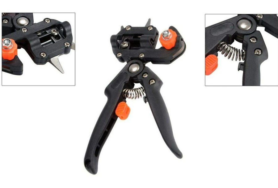 Pinza innestatrice per piante e fiori manuale 3 innesti con accessori e astuccio