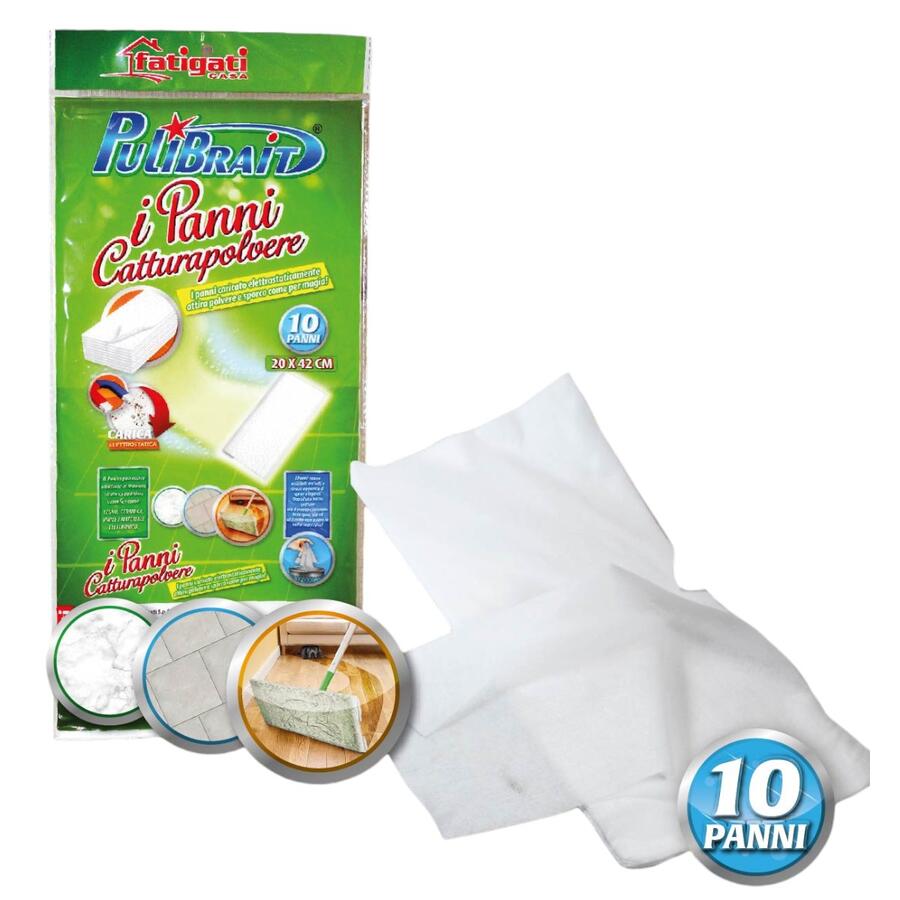 FATIGATI PANNO CATTURAPOLVERE 36X60 10 PEZZI (Confezione da 12 pezzi) 