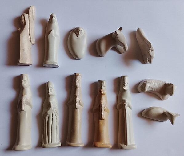 Presepe Pietra Saponaria Kenya Artigianale 12 pezzi -33665