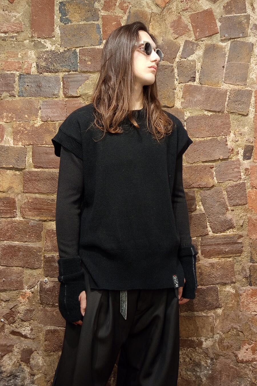 bl1T - Gilet doppio tessuto