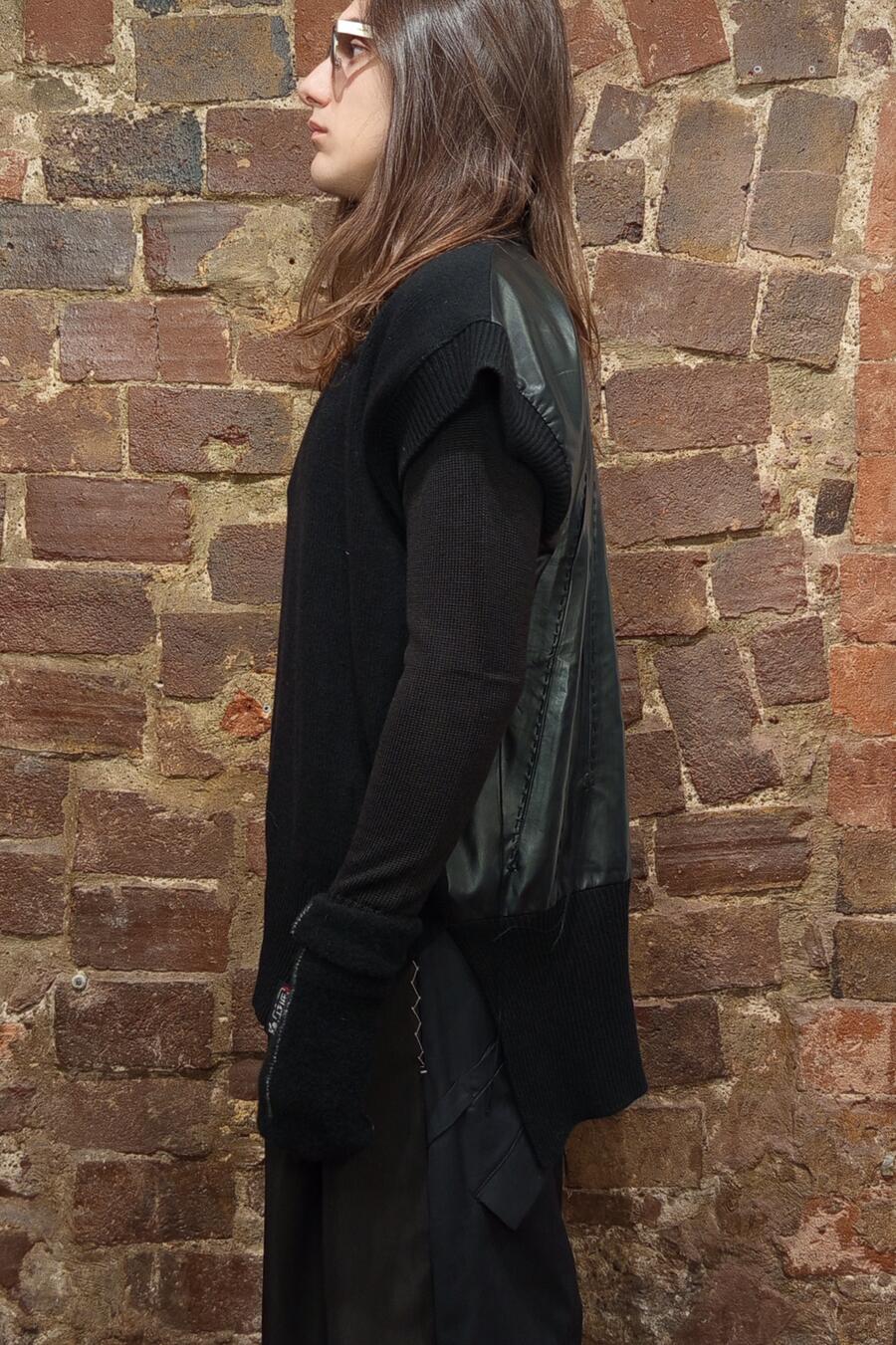 bl1T - Gilet doppio tessuto