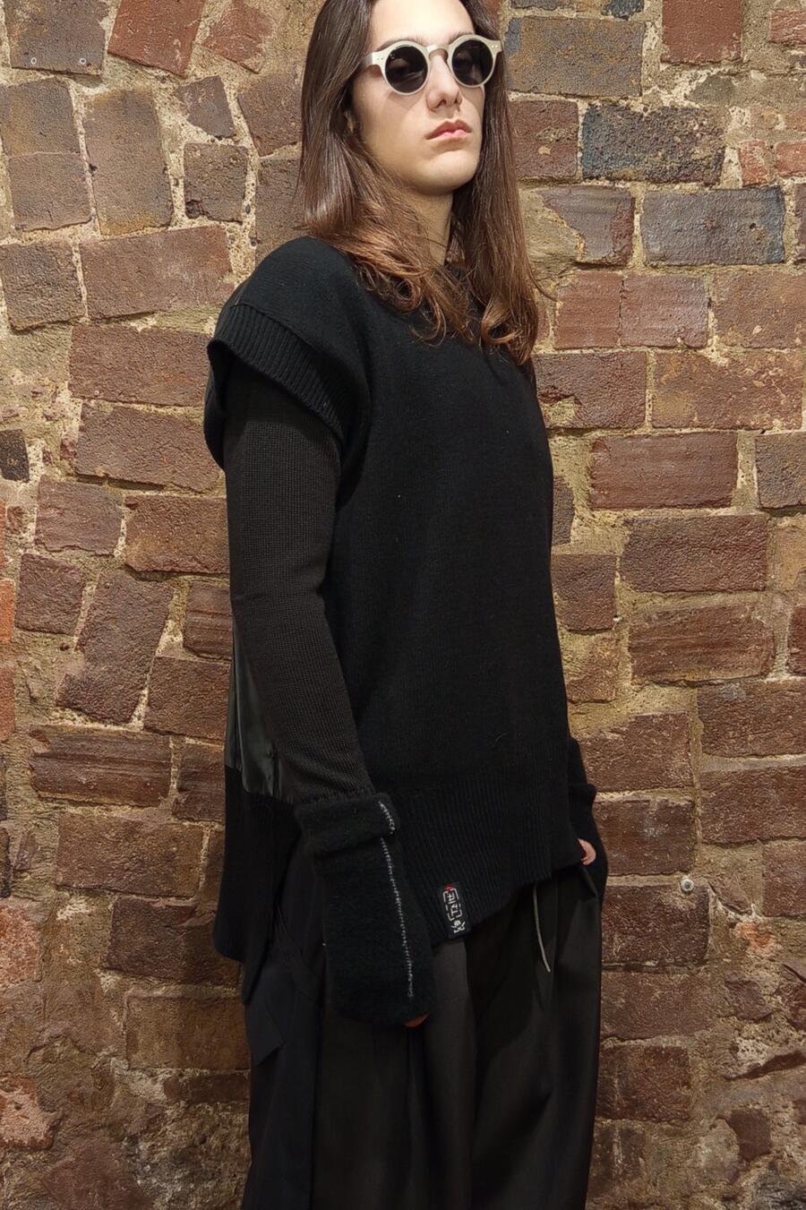 bl1T - Gilet doppio tessuto